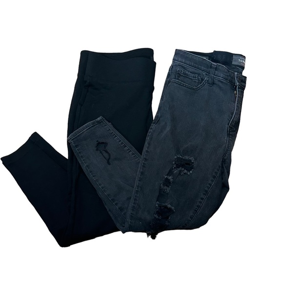 Torrid Lot of 2 Sky High Skinny and Black Plus Size Pants Jeans Size 14/1R - Picture 2 of 16